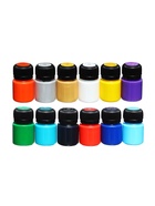 Краска по ткани, набор 12 цветов × 20 мл, ЗХК Decola, акриловая на водной основе, (4141216) - Фото 2