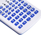 Калькулятор инженерный, 10-разрядный корпус белый, с синими кнопками - Фото 4