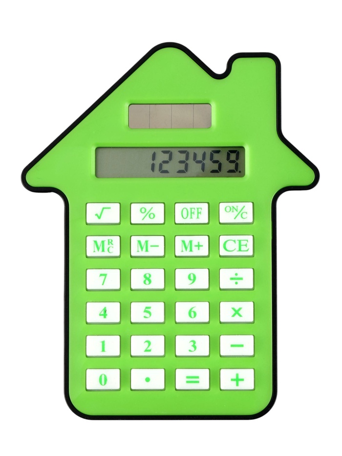 Калькулятор настольный «Домик» 8-разрядный KS-007, зелёный - Фото 1