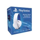 Наушники с микрофоном Sony для PS4/PS3/PS Vita (CECHYA-0083), беспроводные, белые - Фото 4