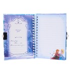 Записная книжка на замочке А6, «Мой дневник», 50 листов, Холодное сердце - Фото 2