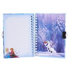 Записная книжка на замочке А6, «Мой дневник», 50 листов, Холодное сердце - Фото 6