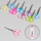 Ножницы маникюрные, загнутые, 9 см, МИКС - Фото 2