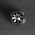 Насадка кондитерская «Сфера.Широкие прорези», d=3 см, выход 2,3 см, нержавеющая сталь - Фото 2