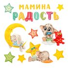 Термонаклейка для декорирования текстильных изделий "Мамина радость", 14 х 14 см - Фото 2