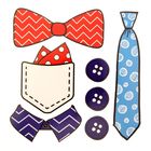 Термонаклейка для декорирования текстильных изделий "Набор джентльмена", 14 х 14 см - Фото 3