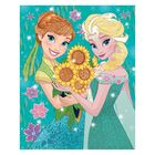 Фреска песком "Анна и Эльза", Холодное сердце + блёстки - Фото 1