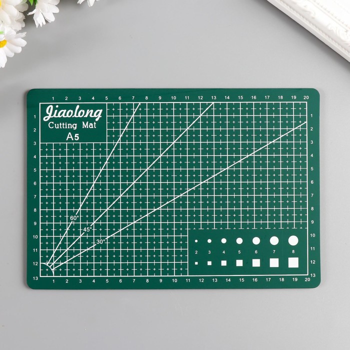 Резиновый мат для творчества, формат А5, 21×14.8 см, толщина 3 мм, МИКС - Фото 1