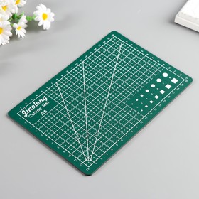 Резиновый мат для творчества, формат А5, 21×14.8 см, толщина 3 мм, МИКС