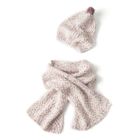 Комплект для девочки (шапка+шарф), рост 134 см, цвет сиреневый 86014б - Фото 2