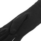 Перчатки женские, модель №1136Т, материал - трикотаж, без подклада, р-р 17, чёрные - Фото 2