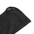 Перчатки женские, модель №27у , материал - козлина, без подклада, р-р 20, чёрные - Фото 2