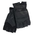 Перчатки мужские, модель №682у, материал - кожа КРС, без подклада, р-р 24, чёрные - Фото 1