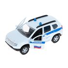Машина металлическая Renault Duster - полиция, масштаб 1:38 - Фото 3