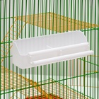 Кормушка для птиц с жердочкой для любых клеток, 21×5.8×5.6 см - Фото 5