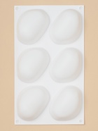 Форма для муссовых десертов и выпечки «Стоун», силикон, 30×18×3 см, 6 ячеек (8.5×6.5 см), белая - Фото 2