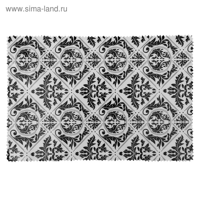 Салфетка сервировочная на стол «Готика», 41×28 см, цвет чёрно-белый - Фото 1