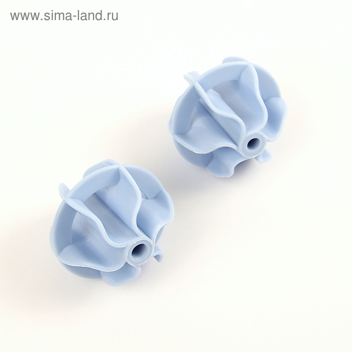 Шарики для стирки белья, d=5,5 см, 2 шт, цвет МИКС - Фото 1