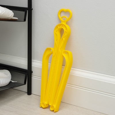 Держатель для голенищ обуви складной, 33(50.5)×7.5 см, цвет МИКС