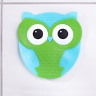 Мини-коврик для ванны Доляна «Совушка», 11×11,5 см, цвет МИКС - Фото 2