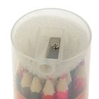 Карандаши 24 цвета в пластиковом тубусе с точилкой МИКС DELI - Фото 2