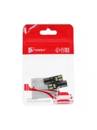 Автолампа светодиодная TORSO, T10 W5W, 12 В, 6 SMD-5630, 3 Вт, с обманкой, набор 2 шт. - Фото 4