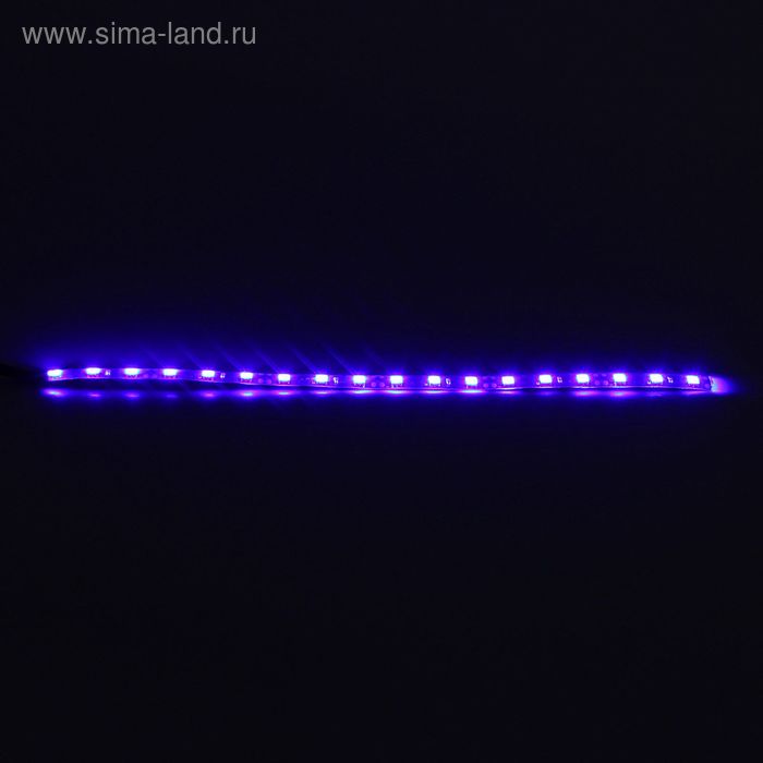 Светодиодная линейка TORSO 18LED-SMD5050, 30 см, 12 В, IP65, 3.6 Вт, свет синий - Фото 1