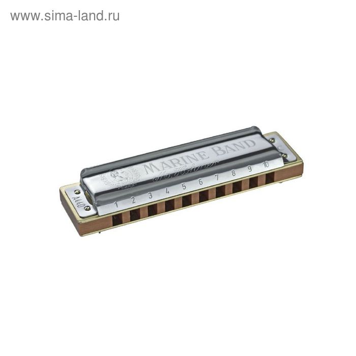 Губная гармошка Hohner M1896316 Marine Band Classic Bb-harmonic minor - Фото 1