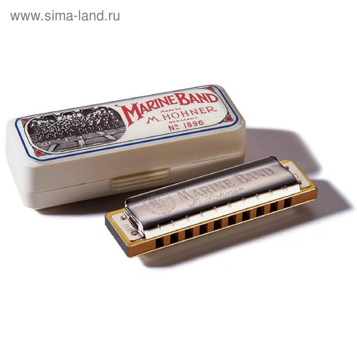 Губная гармошка Hohner M1896216 Marine Band Classic C-harmonic minor - Фото 1