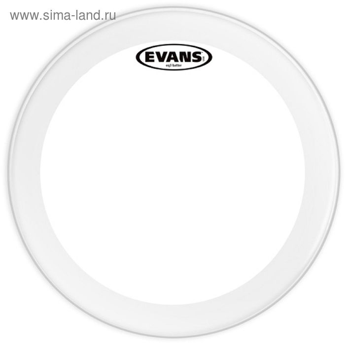 Пластик для бас-барабана Evans BD20GB3C EQ3 Frosted  20" - Фото 1