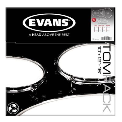 Пластик для том барабана Evans ETP-G1CLR-R G1 Clear Rock  (10", 12", 16")