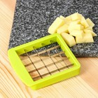 Овощерезка универсальная Доляна Fresh cook, 7 насадок, центрифуга для зелени, белая, зелёная - Фото 13