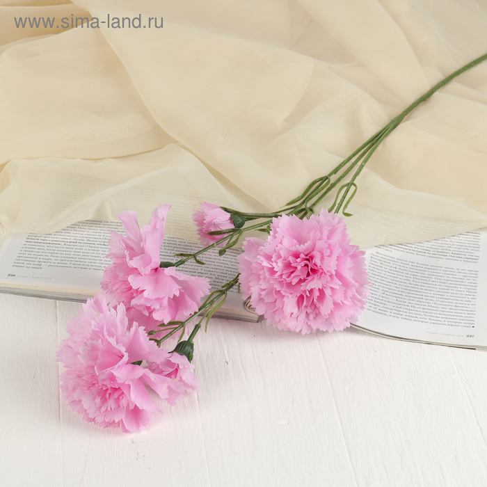 

Цветы искусственные "Гвоздички" 8х67 см, розовый