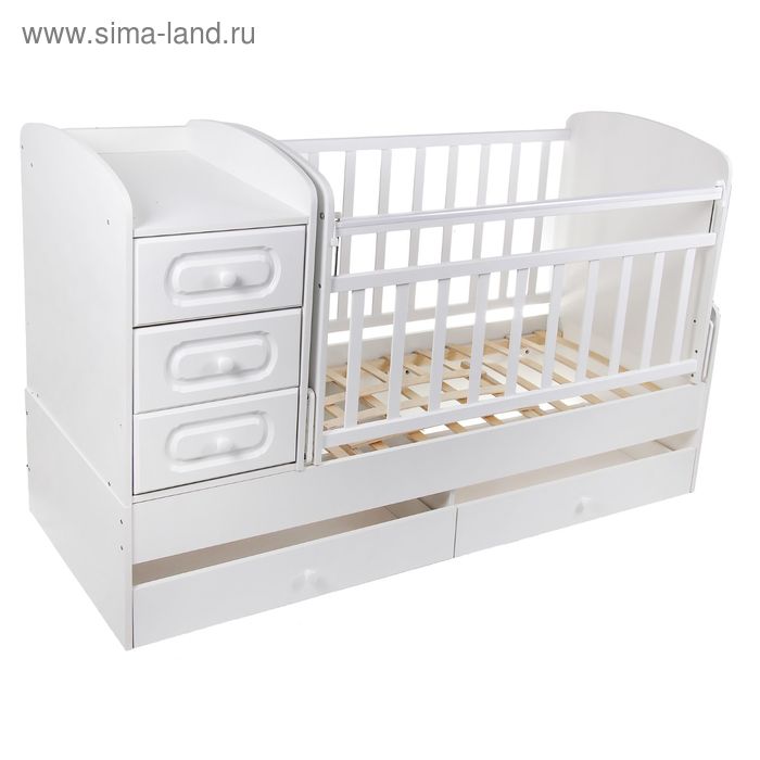Детская кровать-трансформер «КТМ-МДФ», цвет белый - Фото 1