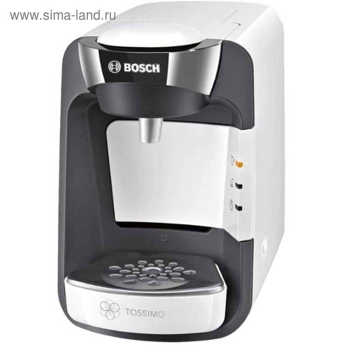 Кофемашина Bosch TAS 3204 Tassimo Suny, капсульная, 1300 Вт, 0.8 л, белая - Фото 1