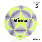 Мяч футбольный MINSA, TPU, машинная сшивка, 12 панелей, р. 5 - фото 17367680