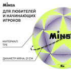 Мяч футбольный MINSA, TPЕ, машинная сшивка, 12 панелей, р. 5 - фото 8299533
