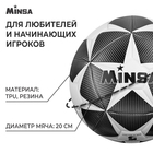 Мяч футбольный MINSA, TPU, машинная сшивка, 12 панелей, р. 5 - фото 8299542