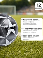 Мяч футбольный MINSA, TPE, машинная сшивка, 12 панелей, размер 5 - Фото 2