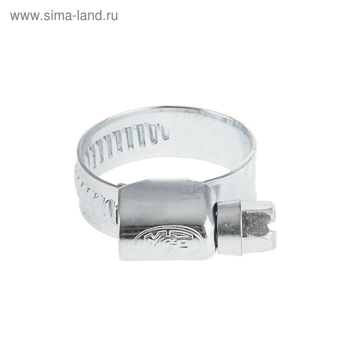 Хомут червячный MGF, диаметр 12-22 мм, ширина ленты 9 мм, оцинкованный - Фото 1