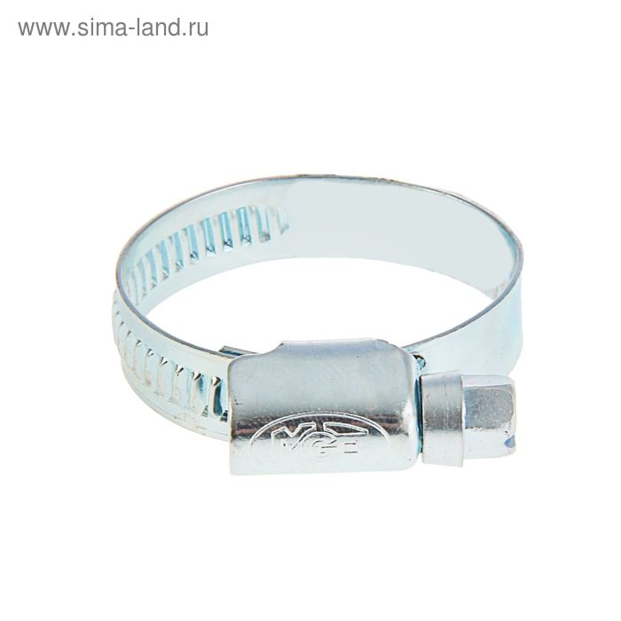 Хомут червячный MGF, диаметр 20-32 мм, ширина ленты 9 мм, оцинкованный - Фото 1