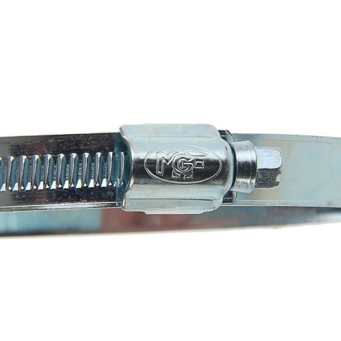 Хомут червячный MGF, диаметр 110-130 мм, ширина ленты 12 мм, оцинкованный - фото 1905383214