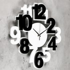 Часы настенные, серия: Интерьер, "Цифры", плавный ход, 40 х 40 см - Фото 2