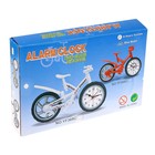 Часы настольные будильник детский «Велосипед», циферблат d-6.5 см, 12×22 см - Фото 3