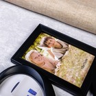 Фоторамка пластик на 6 фото 13х13 см 10х15 см 13х18 см "Семейная" черная 46,5х30 см - Фото 4