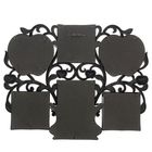 Фоторамка пластик на 6 фото 9х9 см, 10х15 см "Яблоня" серебро 29х36 см - Фото 4