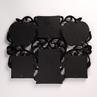 Фоторамка пластик на 6 фото 8х8 см, 10х10 см, 9х13 см "Яблоня" золото 29х36 см - Фото 3