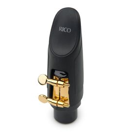 

Лигатура с колпачком для саксофона альт Rico HAS1G H-Ligature, позолоченная