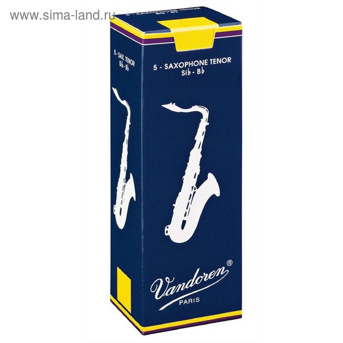 Трости для саксофона Тенор Vandoren SR221 №1 (5шт) Традиционные - Фото 1