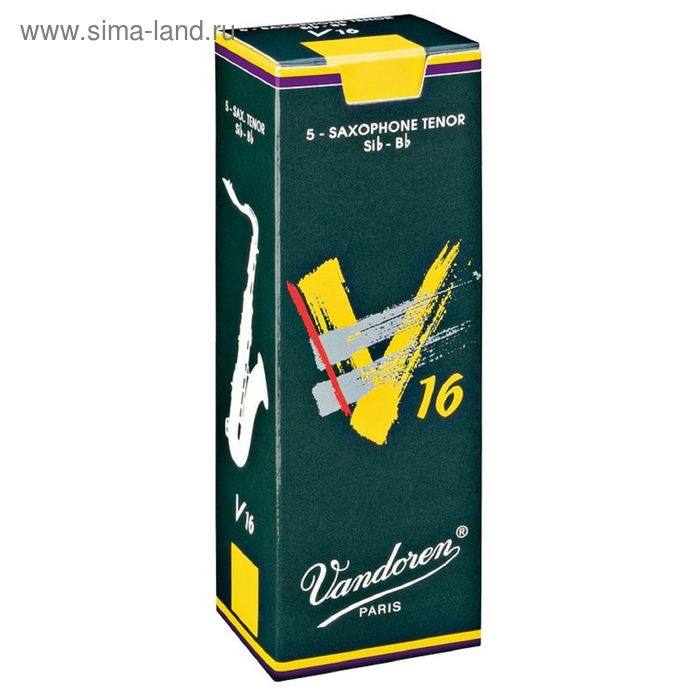 Трости для саксофона Тенор Vandoren SR7225 V16 №2,5 (5шт) - Фото 1